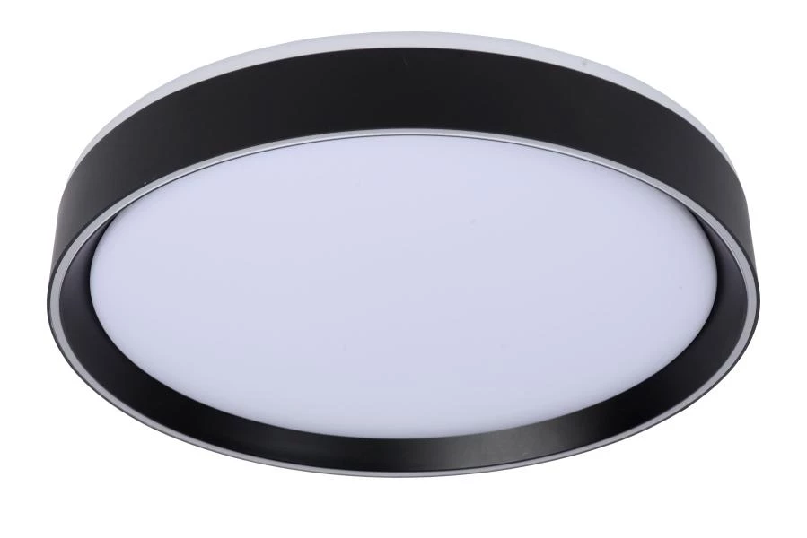 Lucide NURIA - Plafonnier - Ø 40 cm - LED 3 StepDim - 1x24W 2700K - Noir - éteint